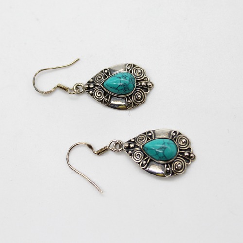 Waterdrop Birthstone Earrings For Women Carved Hook Drop Earrings | Earrings